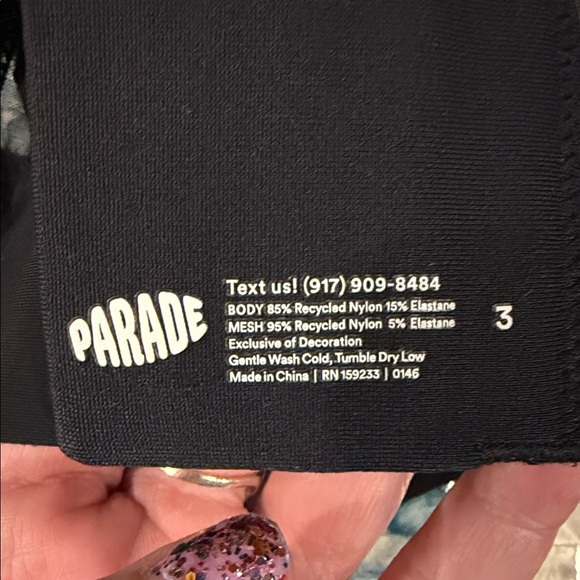 Sleek Black Cross-Back Bralette size 3 - Picture 3 of 3